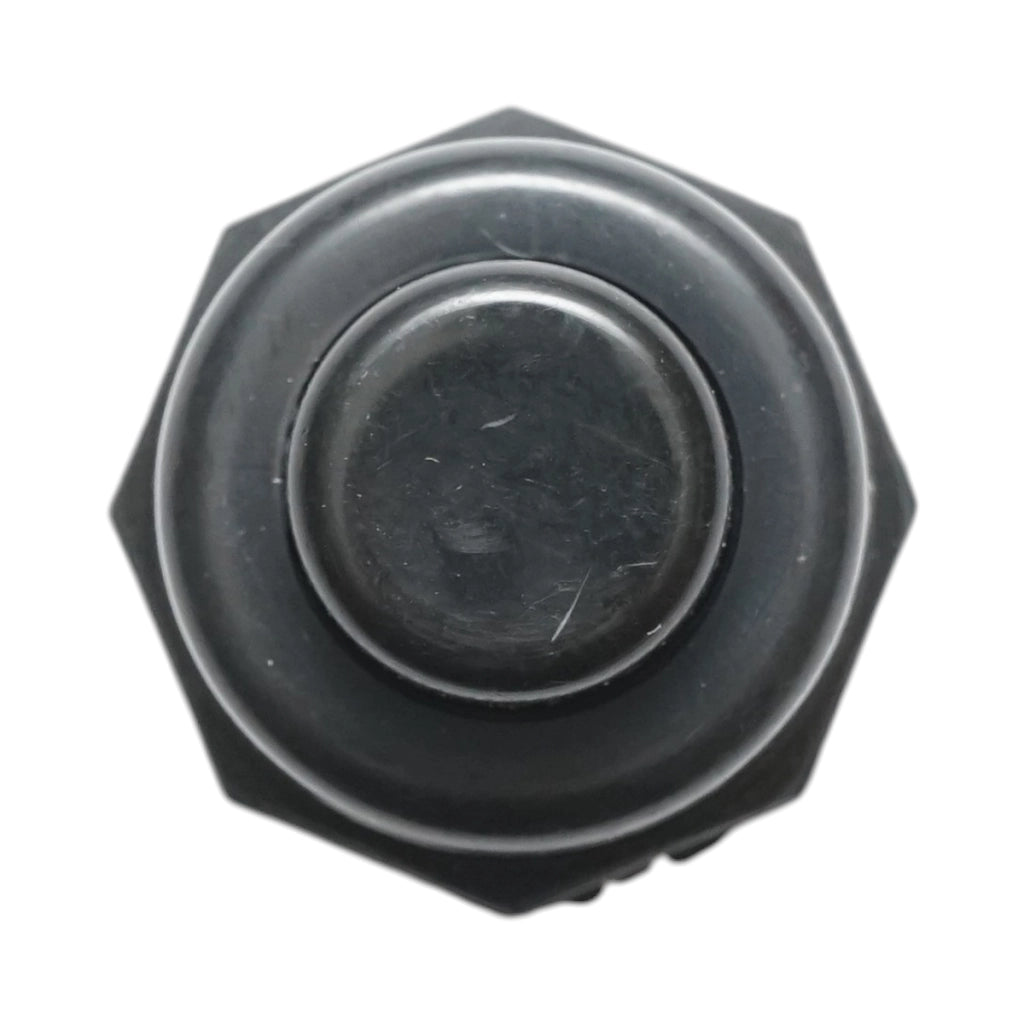 Pulsante di avviamento 12V/10A–24V/5A nero con 2 pin universale