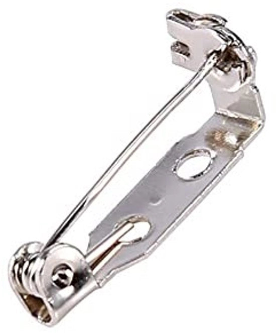 Spine Nails 50 pezzi - 20 mm - Spina di sicurezza con interruttore di blocco - Per fai da te - Acciaio di alta qualità - Facile da applicare - Spine di sicurezza