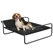 Letto per Cani Elevato ¨C Zephmum ¨C Nero 106x81x33 cm