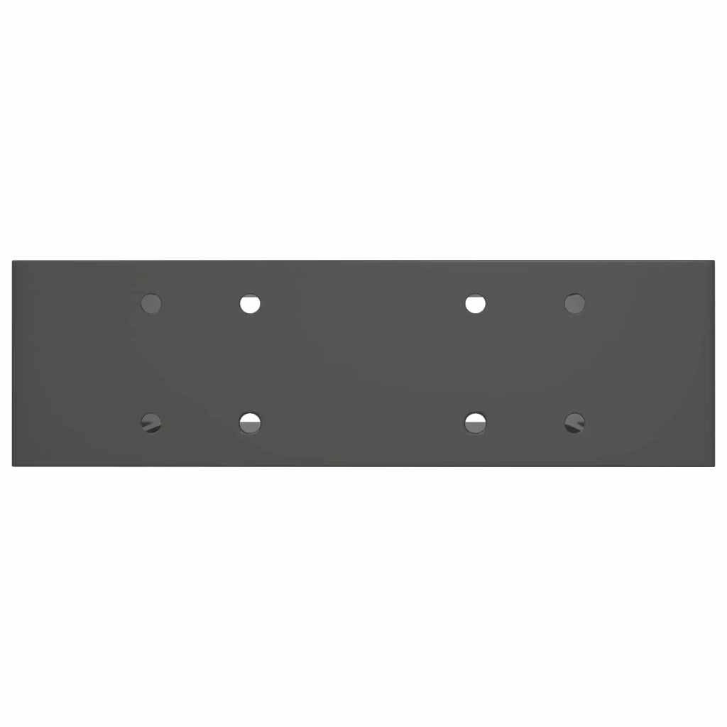 Aiuto per Impilare Legna 4 pcs Antracite 34 x 10 x 15 cm Acciaio 42030118