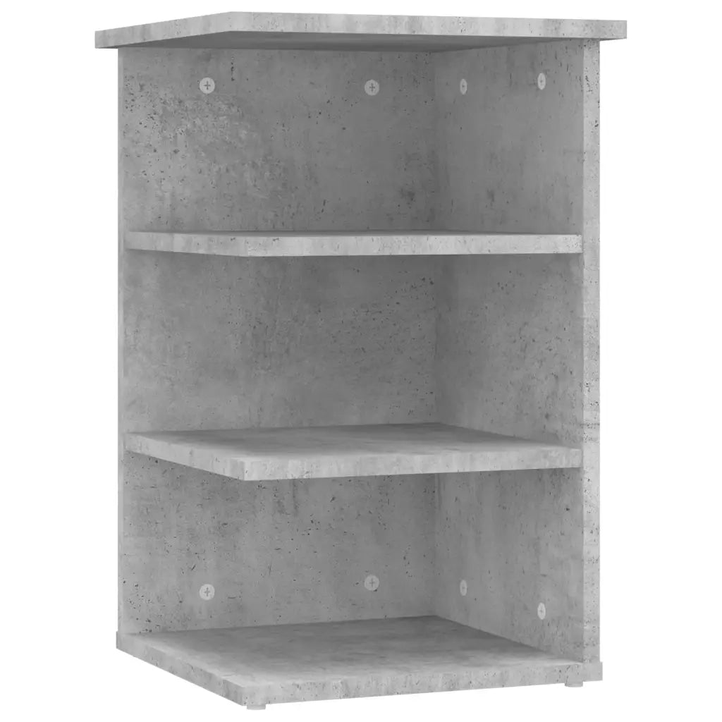 Credenza Grigio Cemento 35x35x55 cm in Legno Multistrato 806278