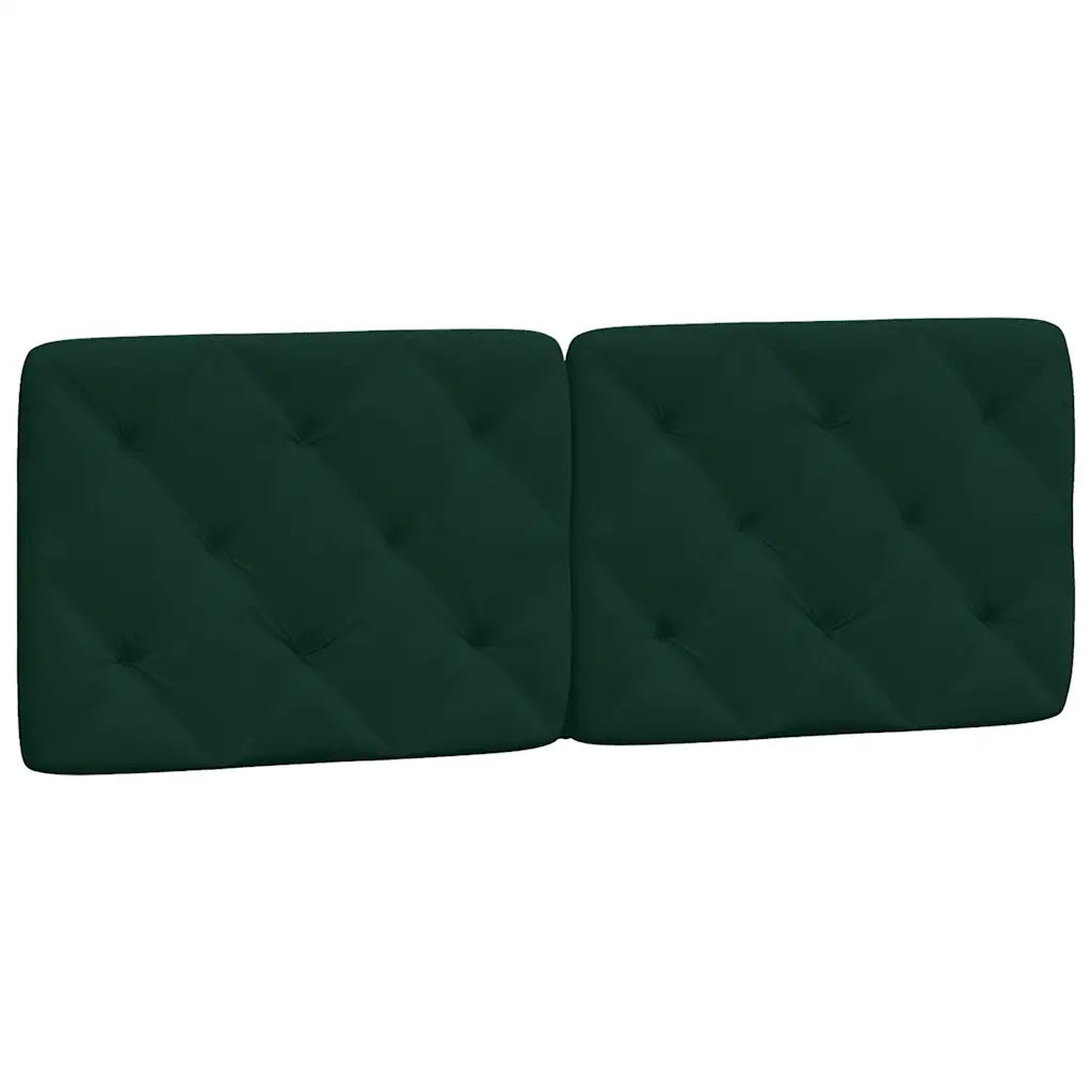 Giroletto con LED senza Materasso-Struttura Letto Verde Scuro 120x200 cm in Velluto