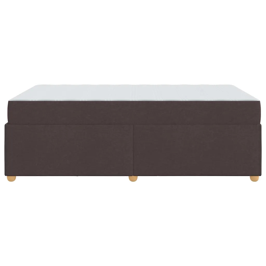 Struttura del letto Marrone Scuro 120 x 200 cm Tessuto