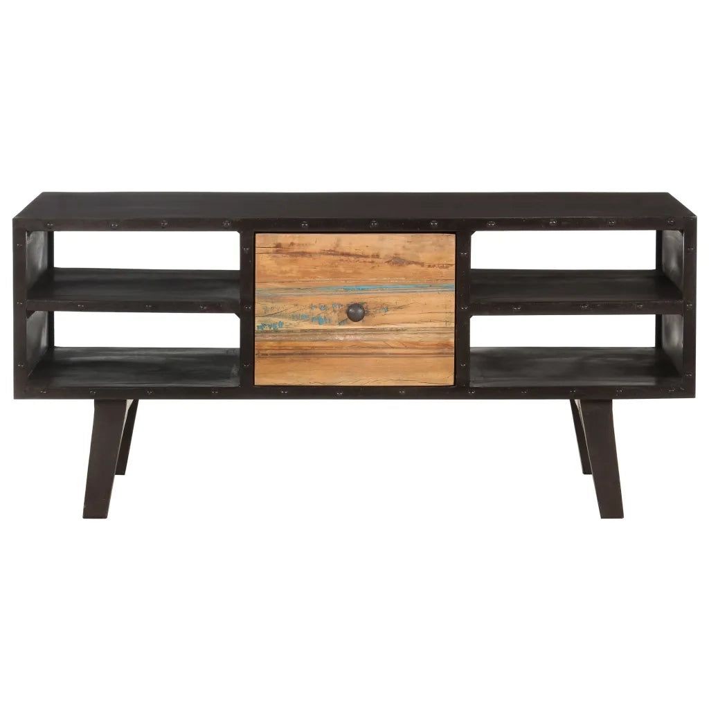 Tavolino da Salotto 100x50x45 cm in Legno Massello di Recupero 287857