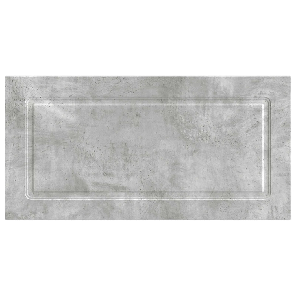 Testiera da Muro UTRECHT Grigio Cemento Legno ingegnerizzato 897858