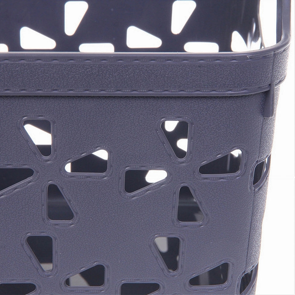 Trade Shop - Cesto Porta Oggetti Cestino Porta Tutto Con Maniglie 26x17x17 Cm Assortiti 10725 -