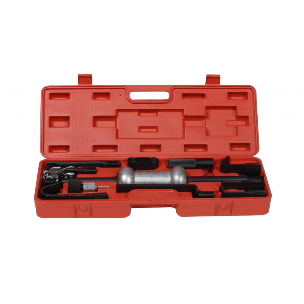 Set universale per martello scorrevole, scatola per attrezzi, garage, officina, fai da te, rosso 3402078