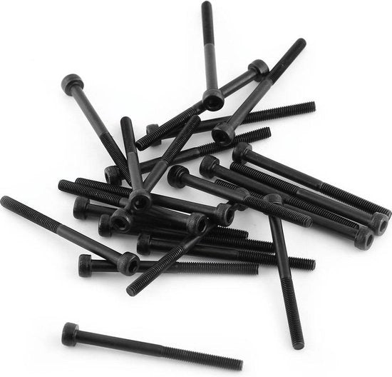 Set di viti Inbus 40 mm - 24 pezzi con dente di serraggio parziale