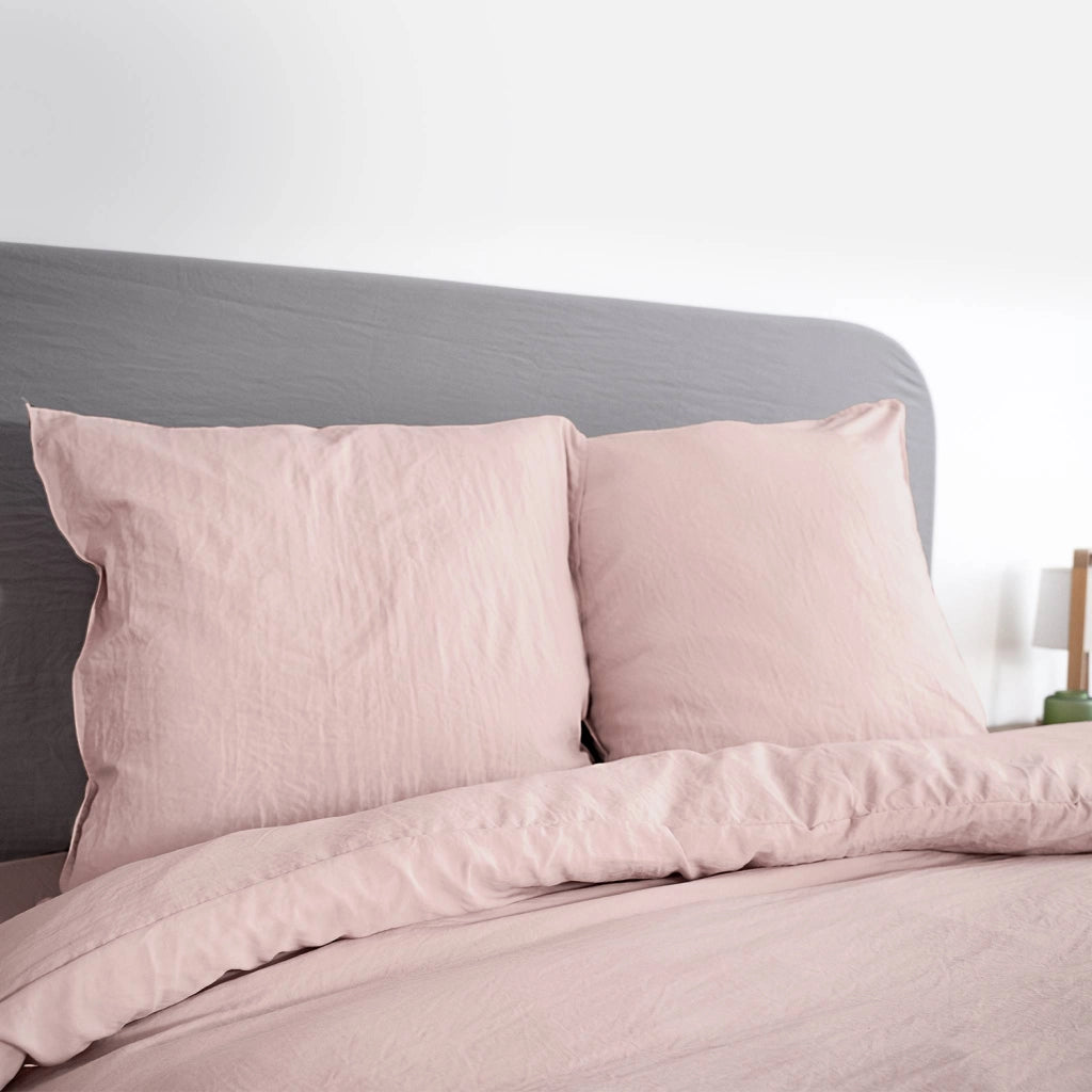 Set biancheria da letto in microfibra rosa, 2 posti