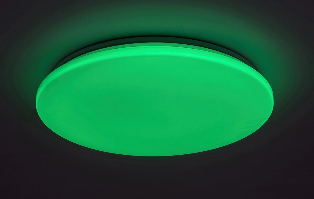 Plafoniera LED RGB smart 31cm 24W bianca Rabalux Cerrigen
