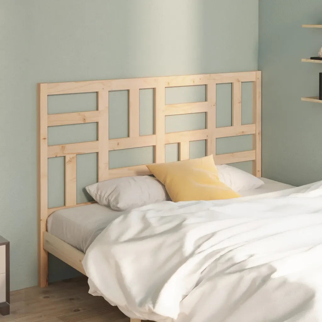 Testiera per Letto 156x4x104 cm in Legno Massello di Pino 818195