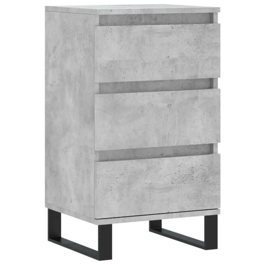 Credenza-Buffet-Armadio da cucina Grigio Cemento 40x35x70 cm in Legno Multistrato 926490