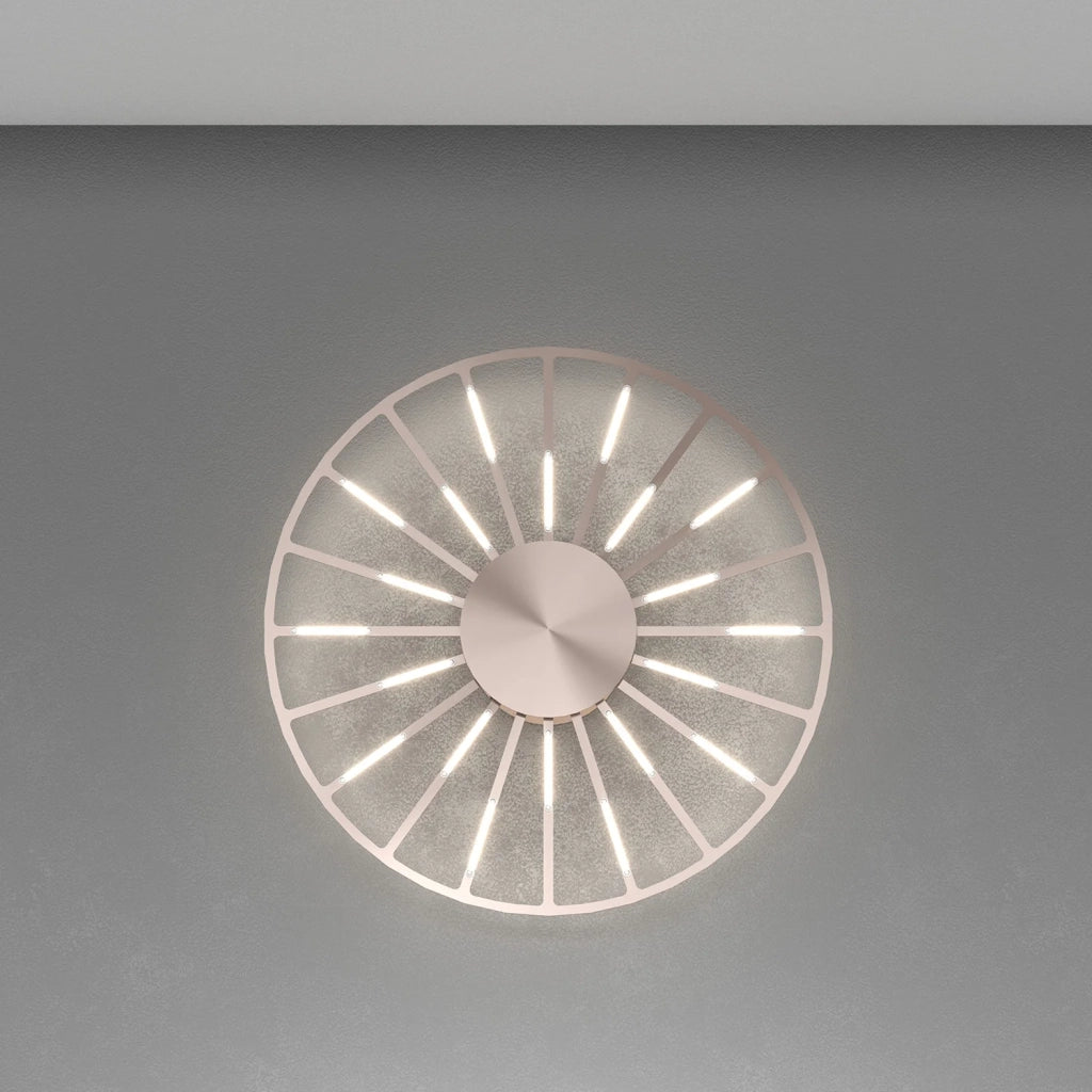 Plafoniera-Appl. Around You Metallo Rosato Satinato Led 61W 3000K