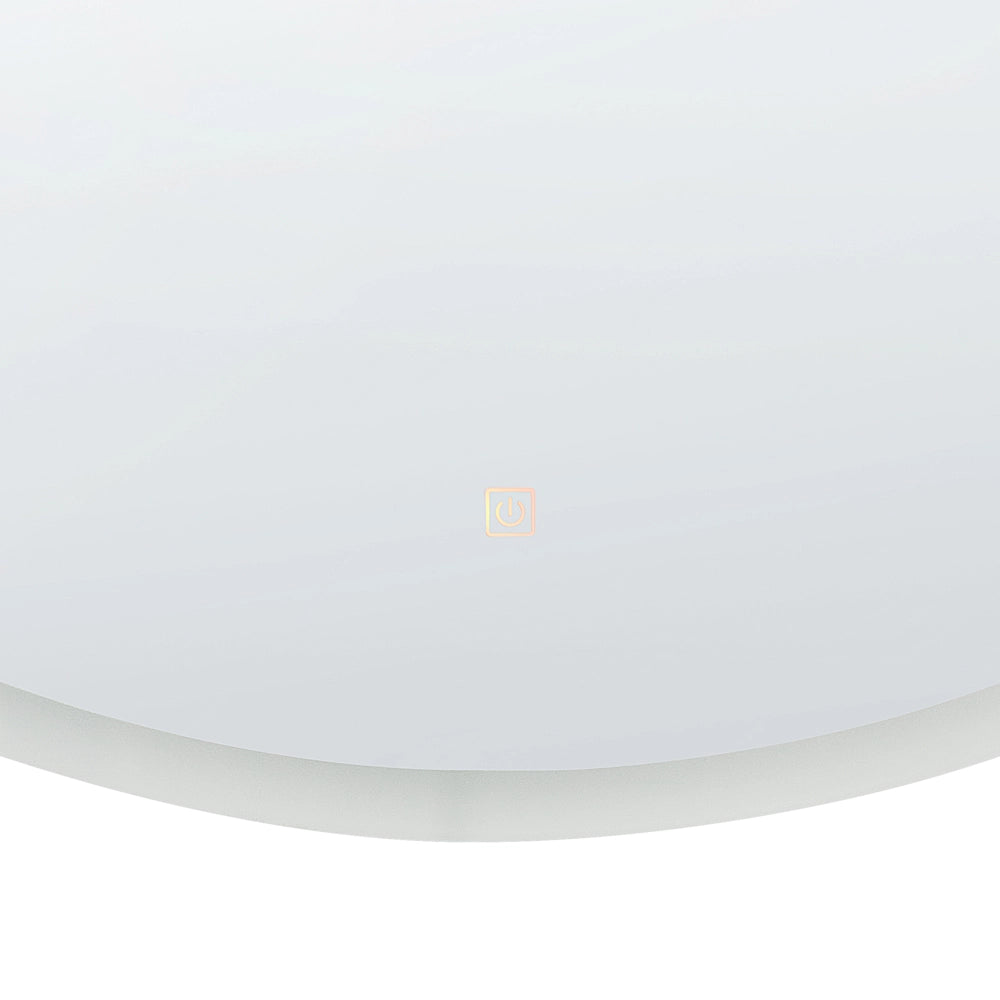 Specchio led da parete ovale ø 78 cm moderno contemporaneo mobile bagno trucco camera da letto