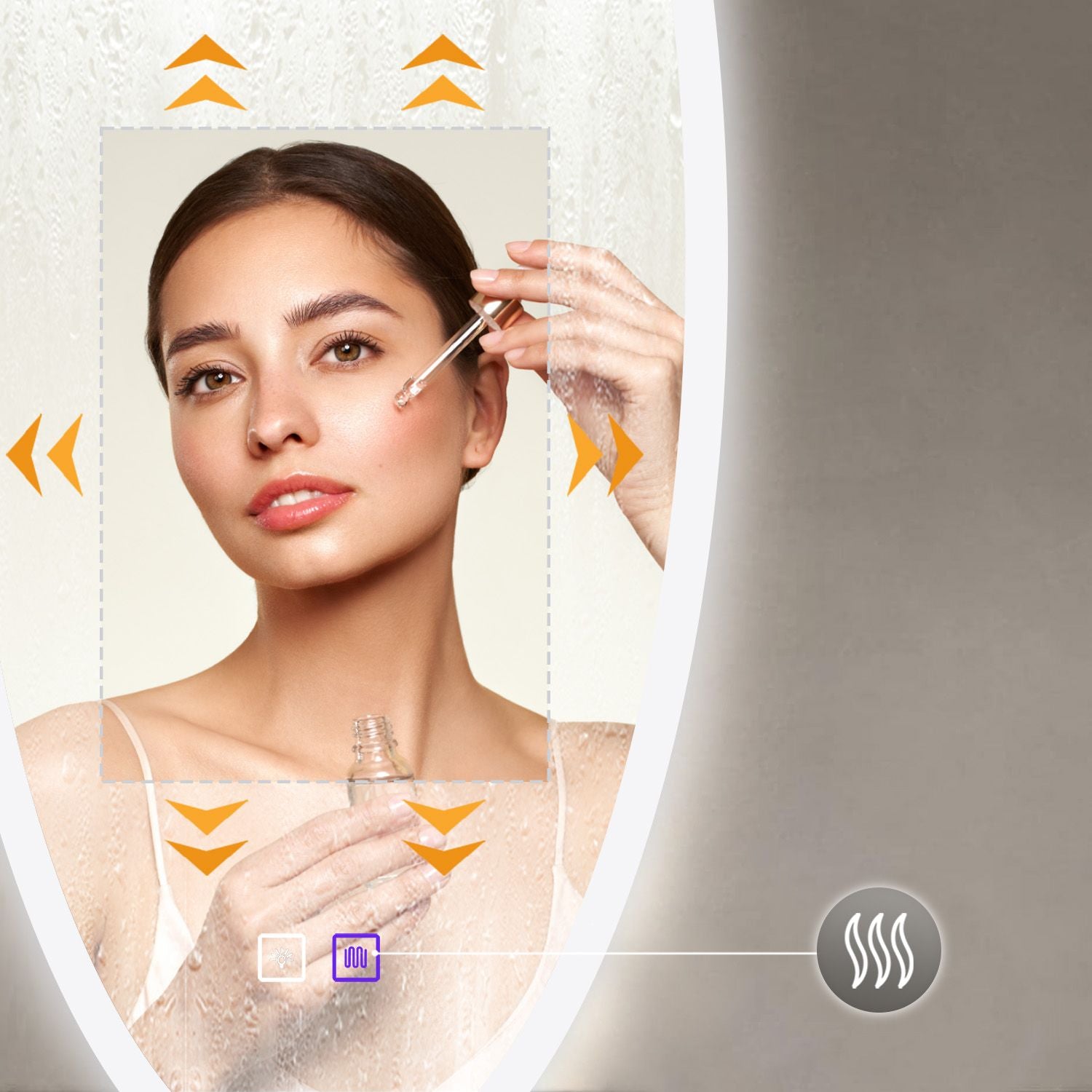 Specchio Led 50x120cm Wwa