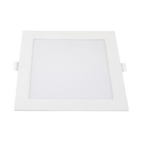 Optonica mini pannello a led backlit quadro slim 4500k colore bianco ip20 *** potenza 6w, confezione 1