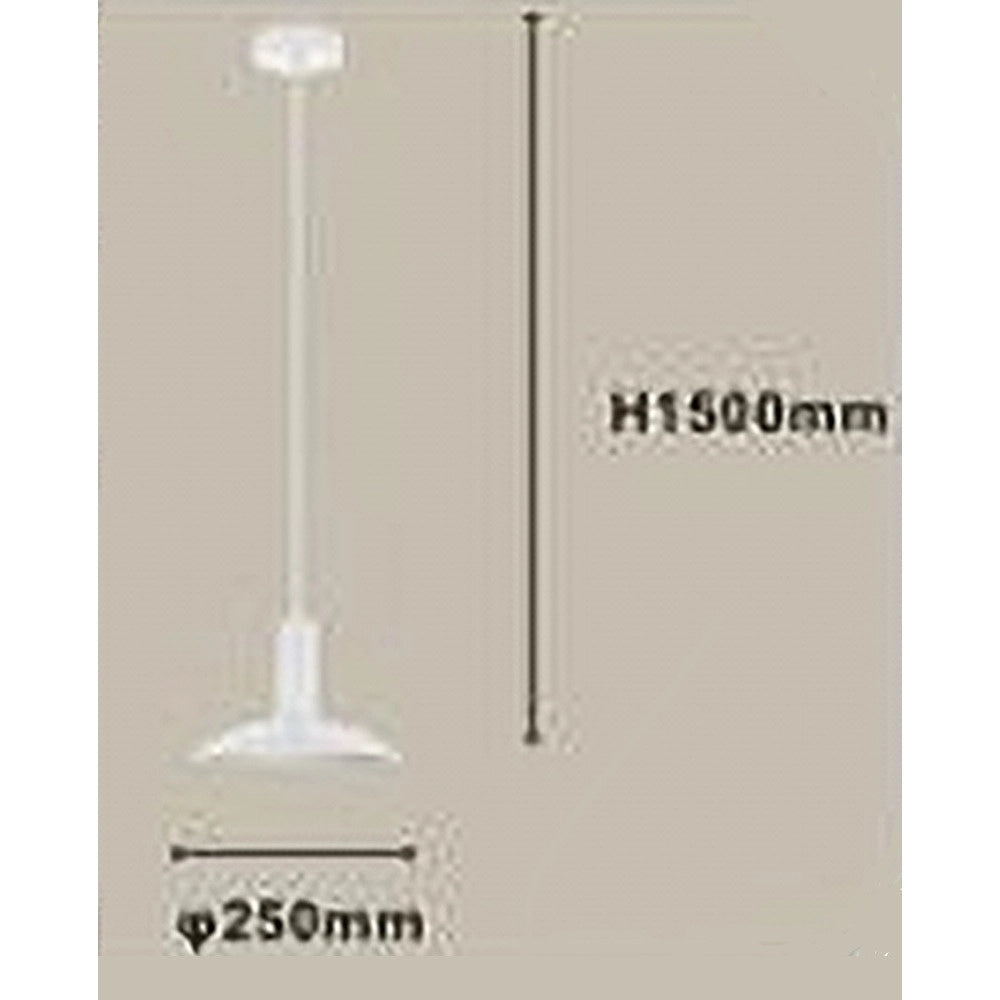 Trade Shop - Lampadario A Sospensione Moderno Con Paralume Semisfera In Ferro Bianco E27 33788 -