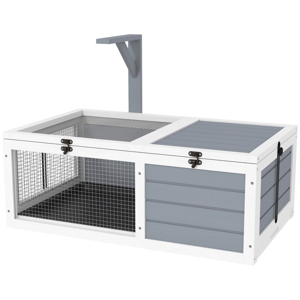Gabbia per animali domestici ¨C zephmum ¨C grigio 81x48x31,5 cm