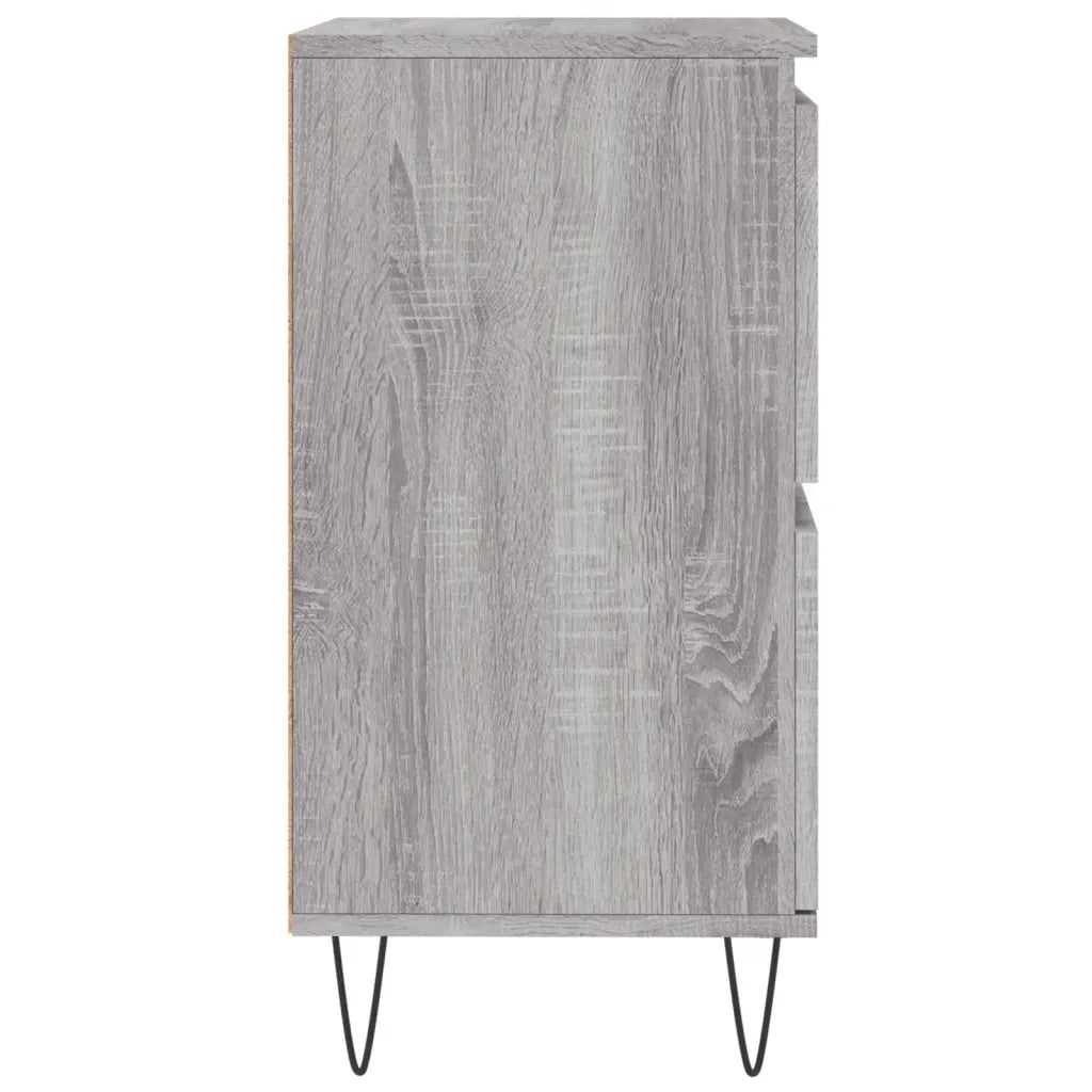 Credenza Grigio Sonoma 60x35x70 cm in Legno Multistrato