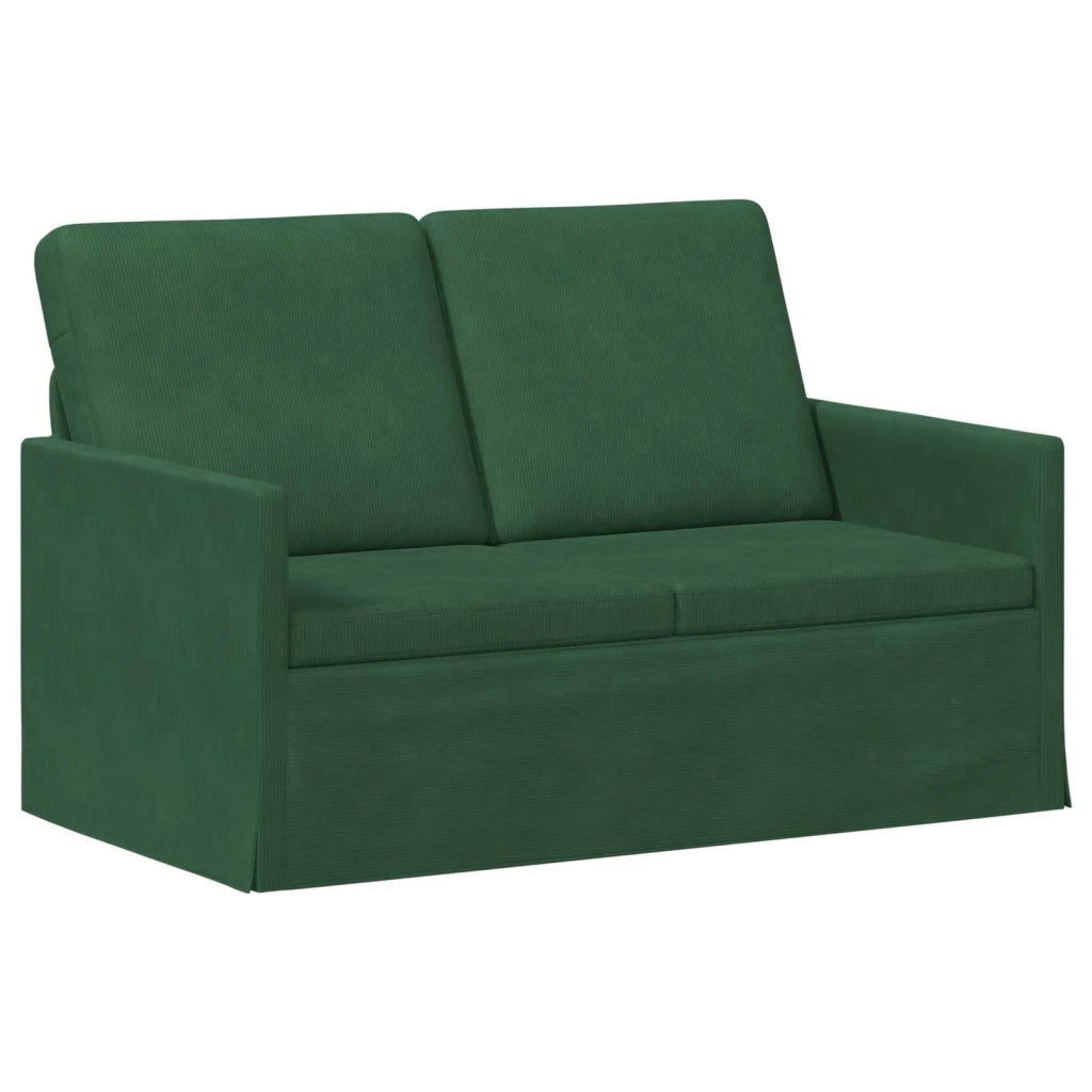 Set di divani 2 pcs Verde Giungla Tessuto in Cords 3433246