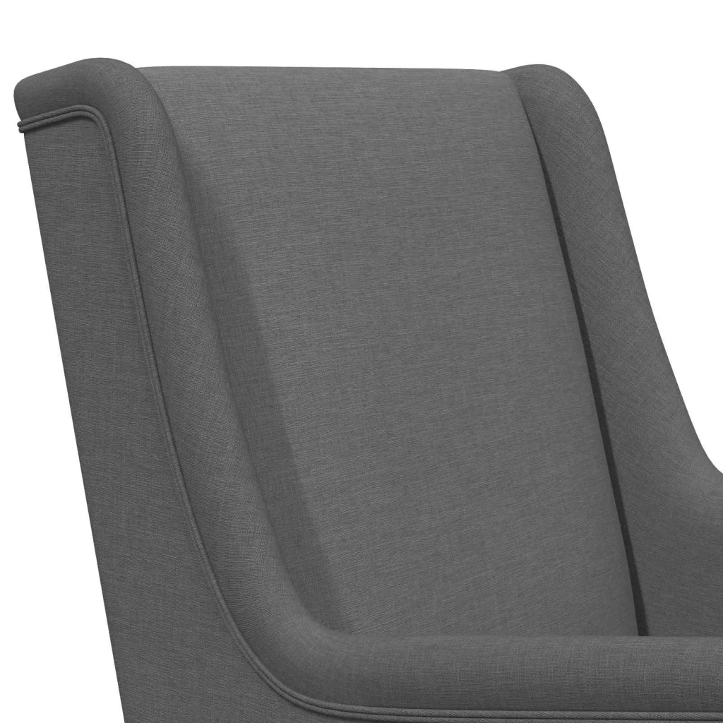 Sedia a dondolo Grigio scuro 62 x 80 x 85 cm Tessuto CFW9615425