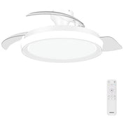VENTILATORE SOFFITTO PALE RETRATTILI LED DIMMERABILE CIELO STELLATO
