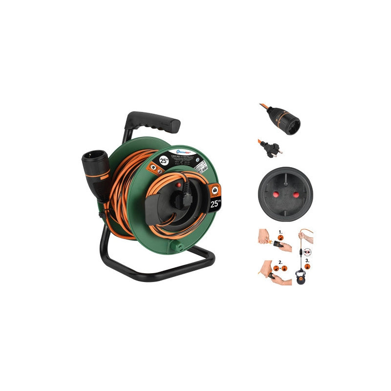 Avvolgicavo Electralock 3×1 MT 25 m – Electralock