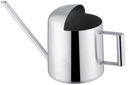 Giocatore in acciaio inossidabile - Irrigazione per piante - Design elegante - Argento - Materiale duraturo - Adatto per interni ed esterni - 300 ml