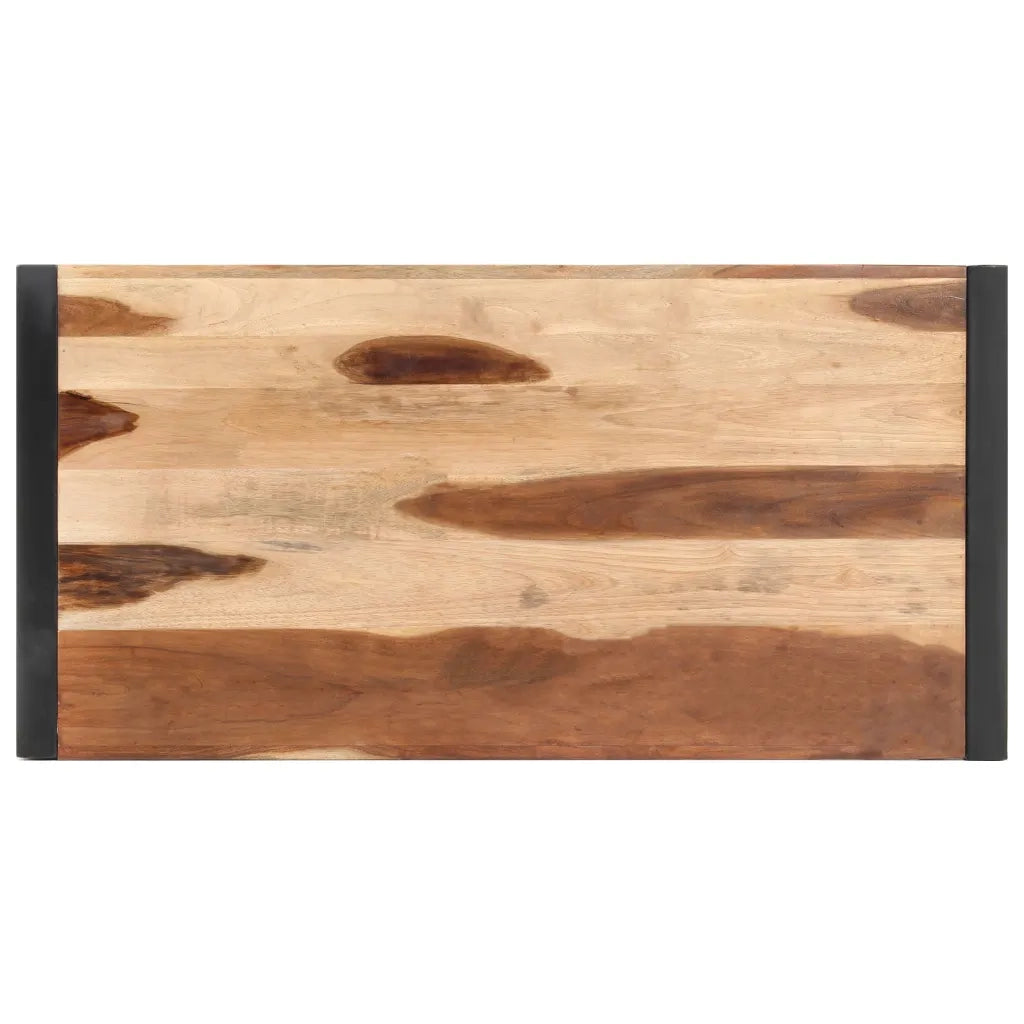 Tavolo da Pranzo 120x60x75 cm Legno Massello Finitura Sheesham cod mxl 16500