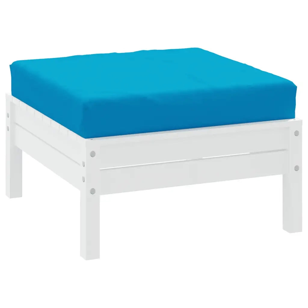 Cuscino per Pallet Azzurro 60x60x9,5 cm in Tessuto Oxford 361796