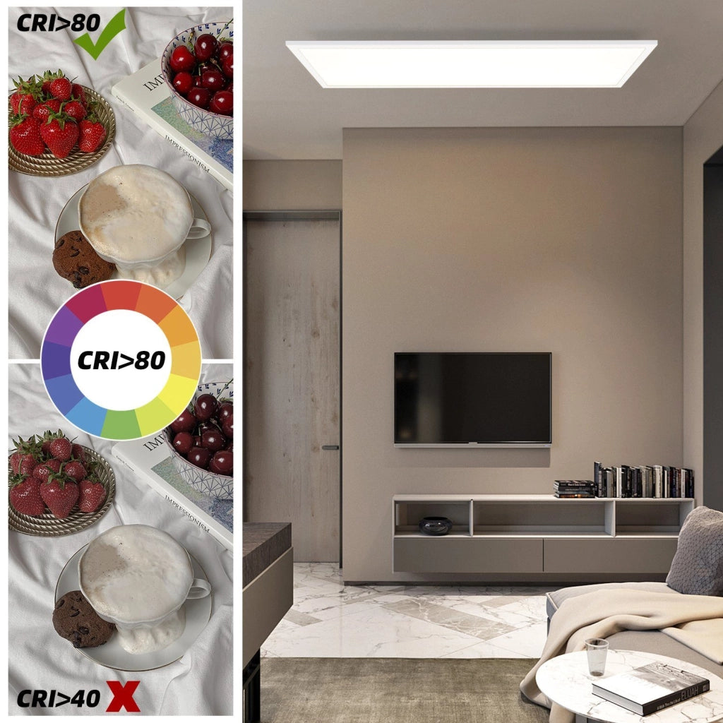 ZMH Lampada da soffitto plafoniera LED piatta per soggiorno ufficio cucina camera letto