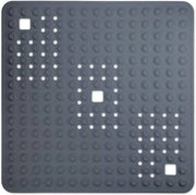 Mat anti-slip quadrato 60x60 cm - molto anti-slip & molto robusto - mat anti-slip per doccia o bagno - lavabile a 60°C