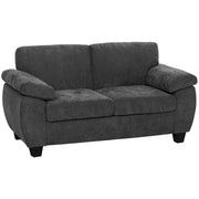 Divano 2 posti ¨C Minimal ¨C Chenille grigio scuro 156 cm