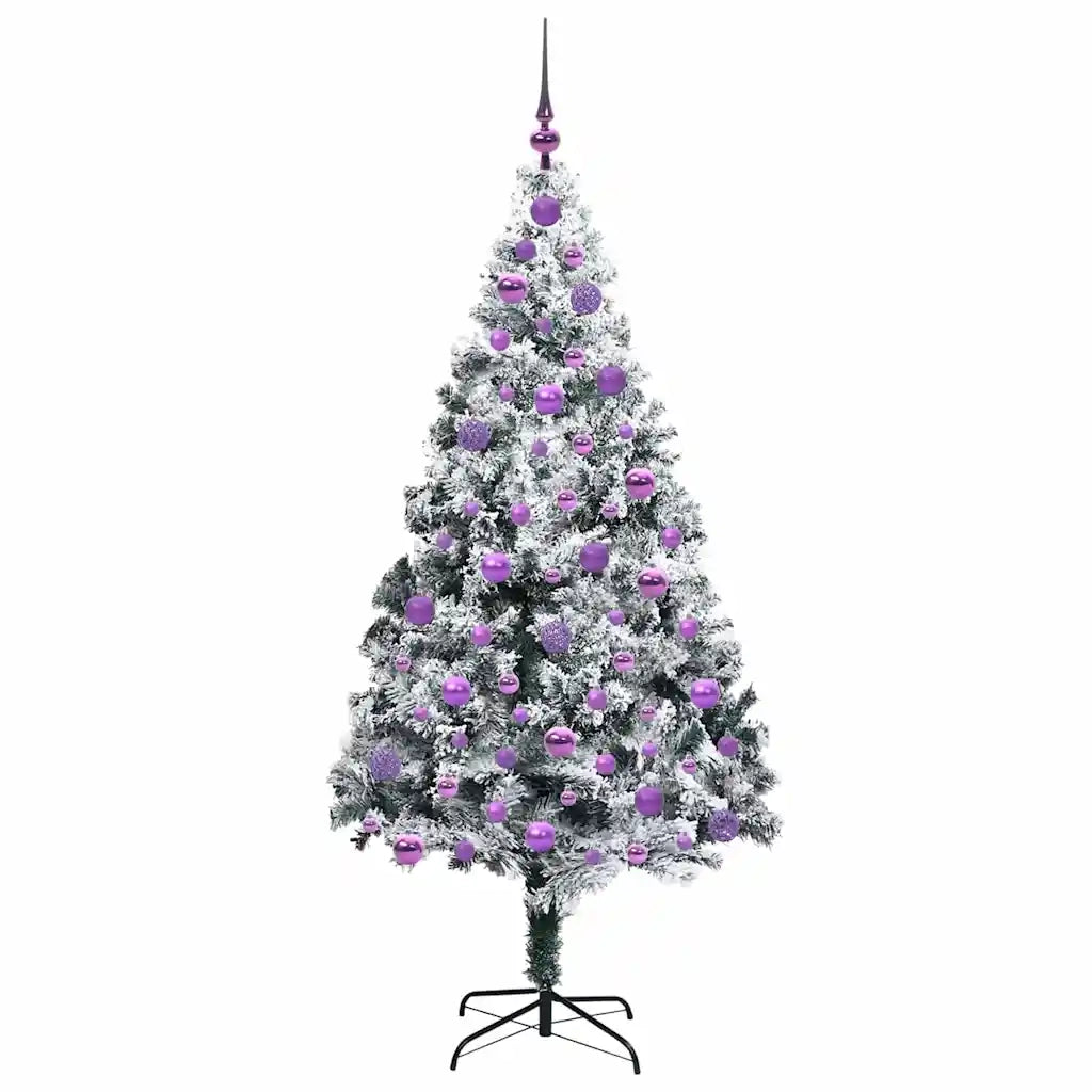 Albero di Natale | Decorazioni natalizie artificiale con 300 LED Bianco 180 cm