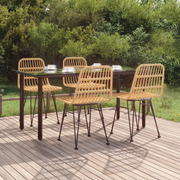 Set da Pranzo da Giardino 5 pz in Polyrattan 3157890