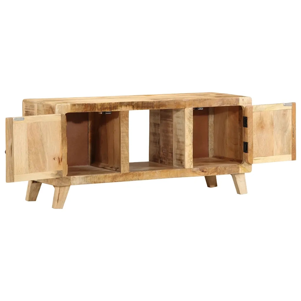 Mobile TV | Armadietto TV | Mobile Porta TV 105x46x32 cm in Massello di Mango Grezzo