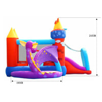 Castello Giostra Gonfiabile Draghetto con Pompa Inclusa Happy Hop