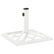 Base robusta per ombrellone da giardino 44 ​​x 44 x 31 cm in ghisa bianca 02_0046550