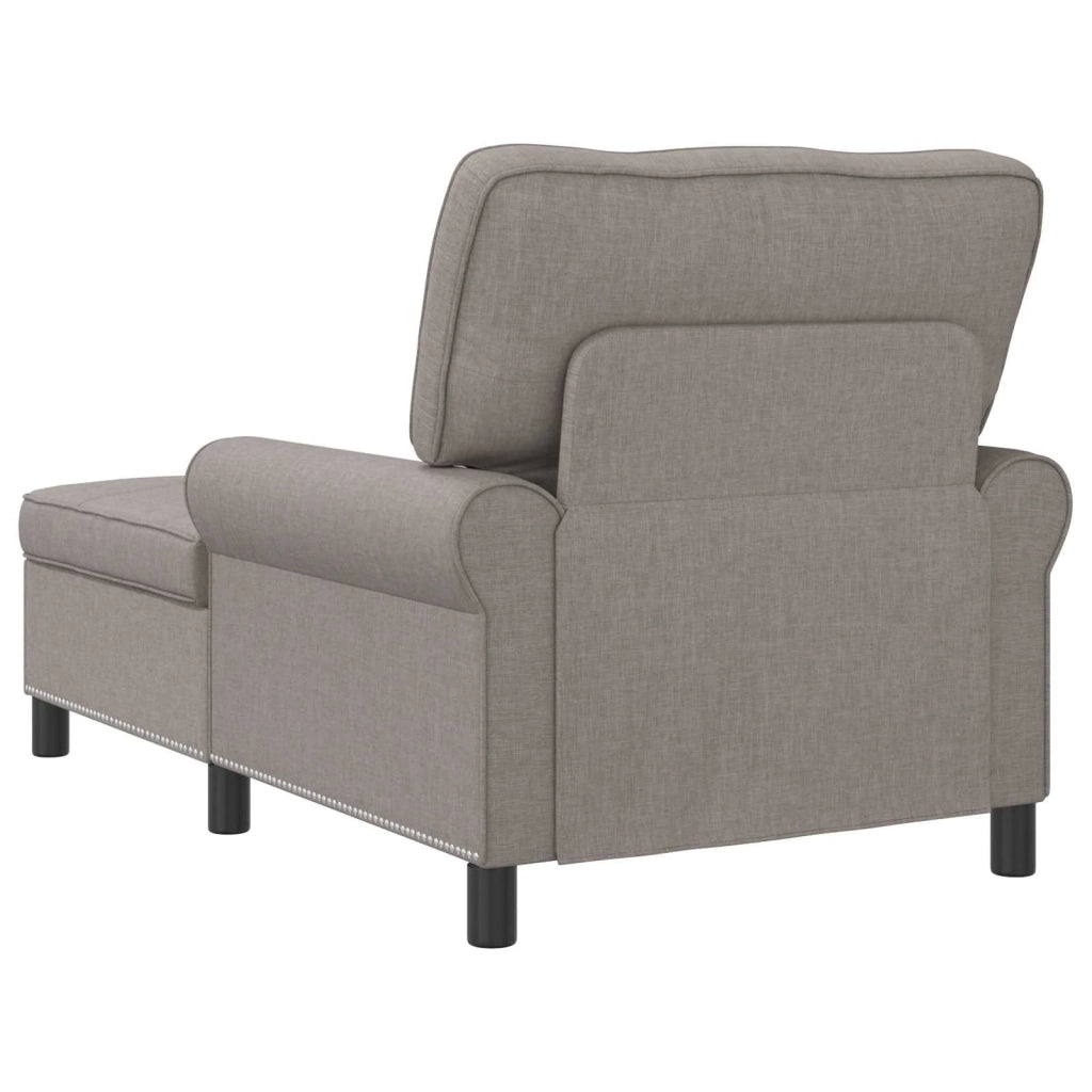 Chaise Lounge con cuscino Talpa 91 x 157 x 91 cm Tessuto