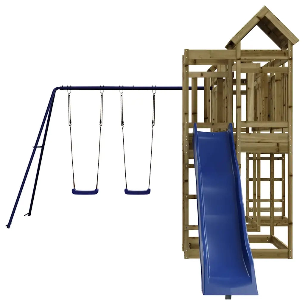 Set da Gioco da Esterno in Legno di Pino Impregnato 3156891