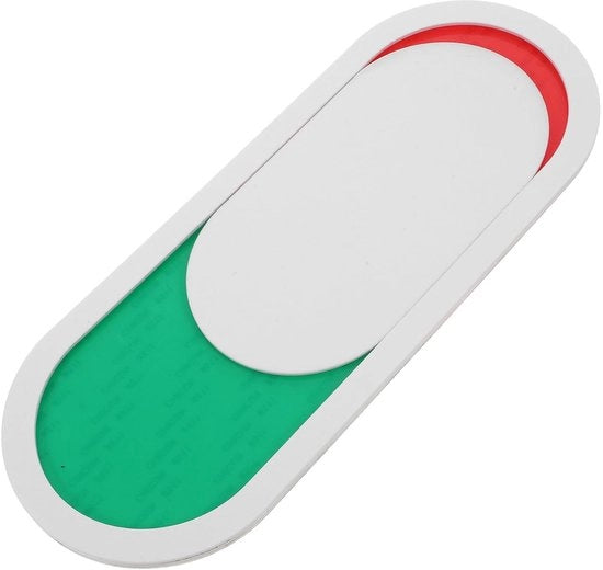 Bordo di ingresso in acrilico - Rood/Groen - 26 x 10 cm - Privacy Scheda - Deurbord