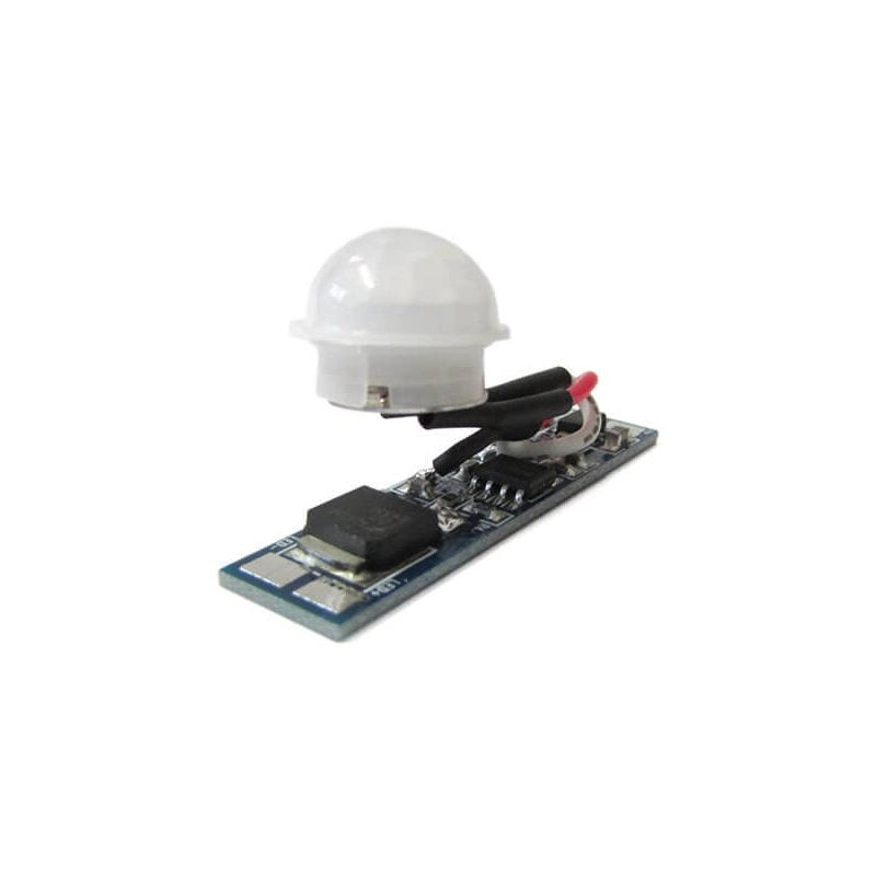 Sensore Di Movimento PIR 12V 24V 8A Per Profilo Alluminio Tempo Ritardo 40 Secondi