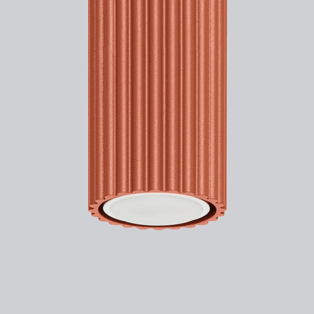 Spot soffitto GRAVIO Pure Lume rosso ocra GU10 10cm