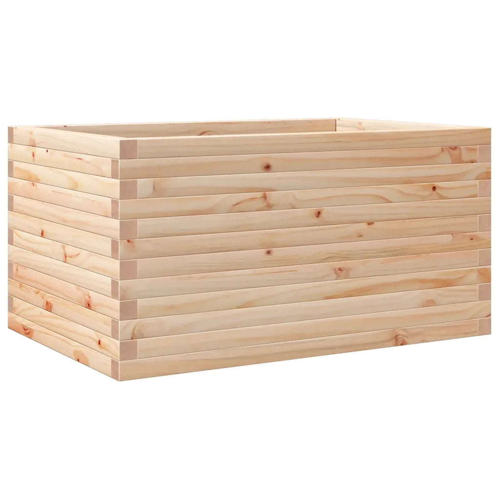 Fioriera da Giardino-Vaso da Esterno 90x60x45,5 cm in Legno Massello di Pino