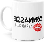 Tazza da Caffè con Messaggio Umoristico per Regali Originali per Amici, Coniugi, Lovers, Colleghi e Familiari (Codice: 123456, Modello: SMILE-01, Materiale: Ceramica, Dimensioni: 10x10 cm, Capacità: 300 ml)