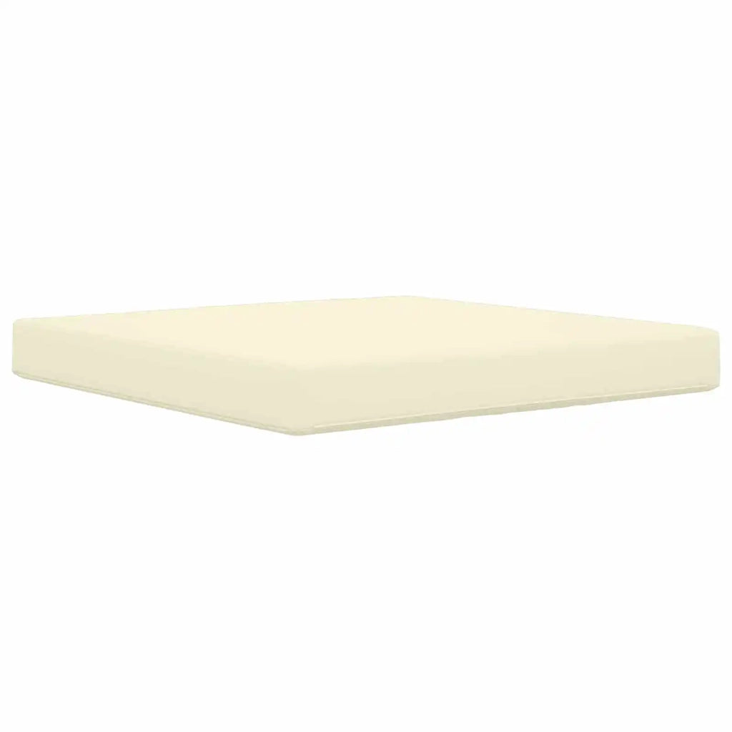 Cuscino per divano da esterno Crema 80 x 80 x 8 cm Poliestere 900814
