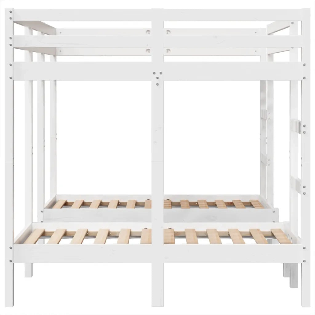 Giroletto Castello Triplo Bianco 140x200/70x140cm Massello Pino