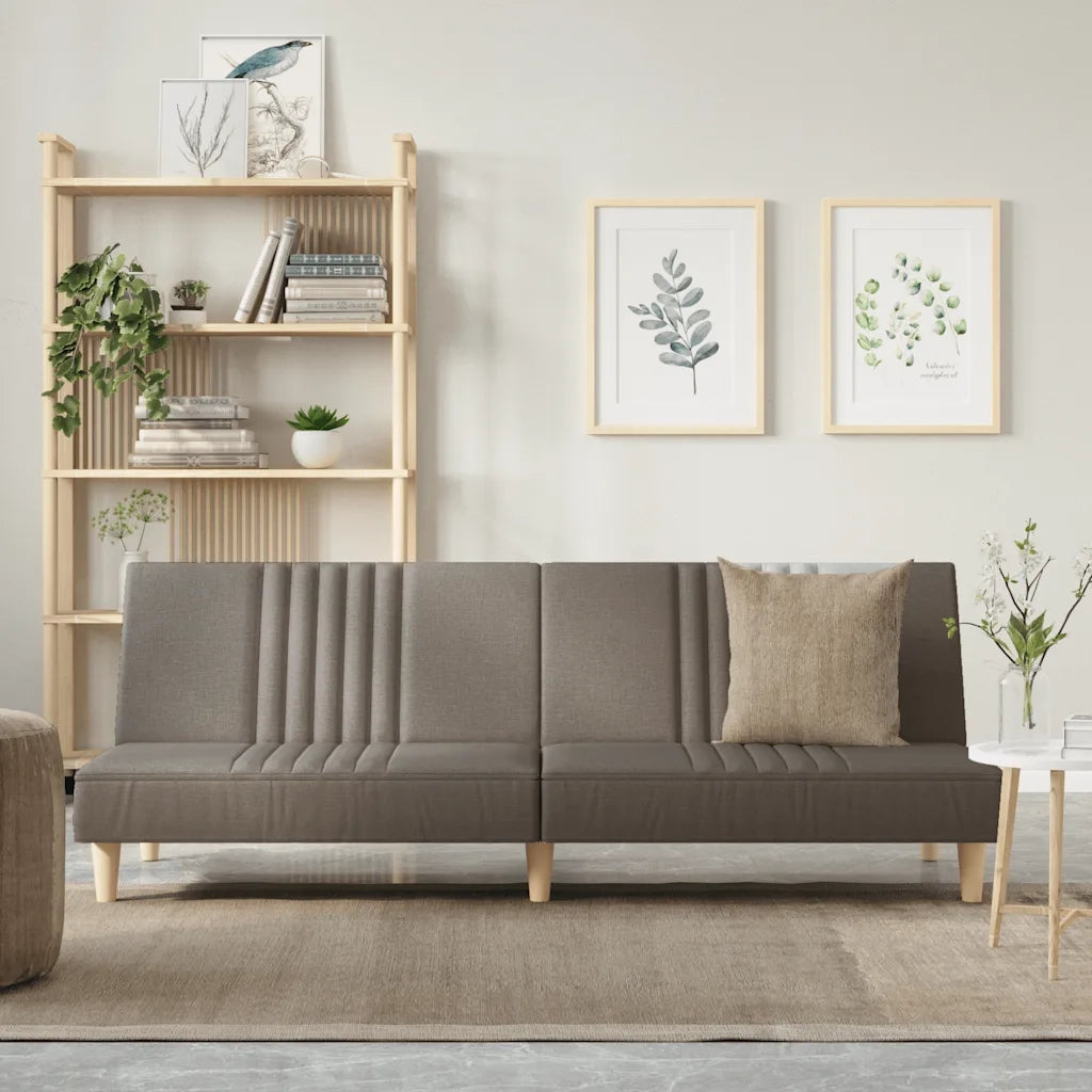 Divano Letto Tortora in Tessuto 351886