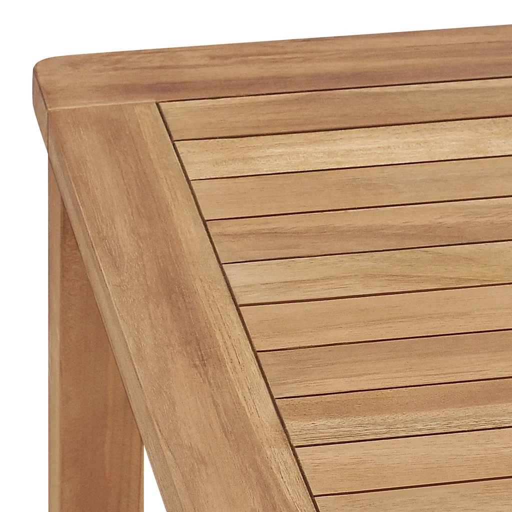 Set da pranzo da giardino 7 pz 140x80 cm in legno massello di teak 3059932