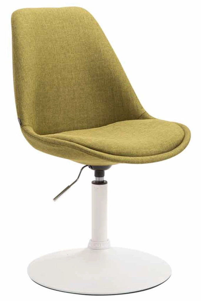 Set di 4 sedie da pranzo in tessuto Maverick verde,bianco